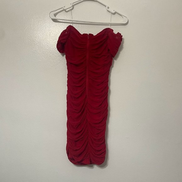 NWT Windsor Stunning Sweetheart Mesh Mini Dress | Size: Small - Picture 3 of 4